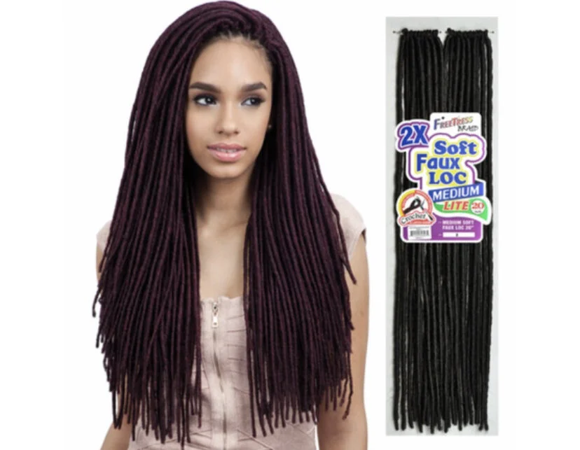 Freetress Synthetic Braid 2X Soft Faux Loc 20"