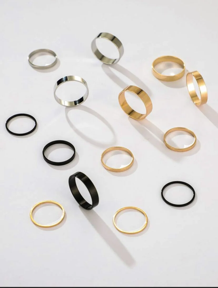 14-Piece Interchangeable Ring Set