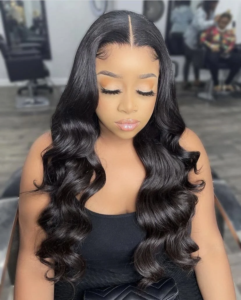 Human Hair 13*6  Body Wave  HD Lace Frontal Wig
