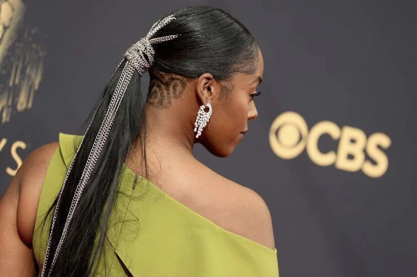 Silver Ponytail Hair Chain