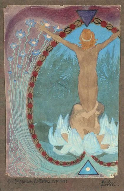 Painting by Fidus