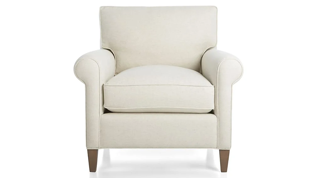    Montclair Roll-Arm Chair     $999.00 sold by Crate &amp; Barrel  