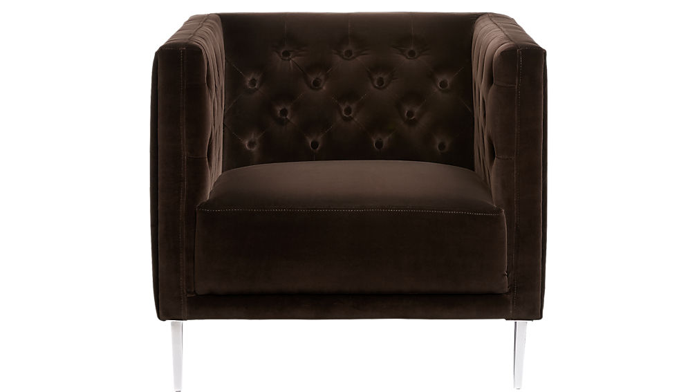    Savile Velvet Tufted Chair     $799.00 sold by CB2  