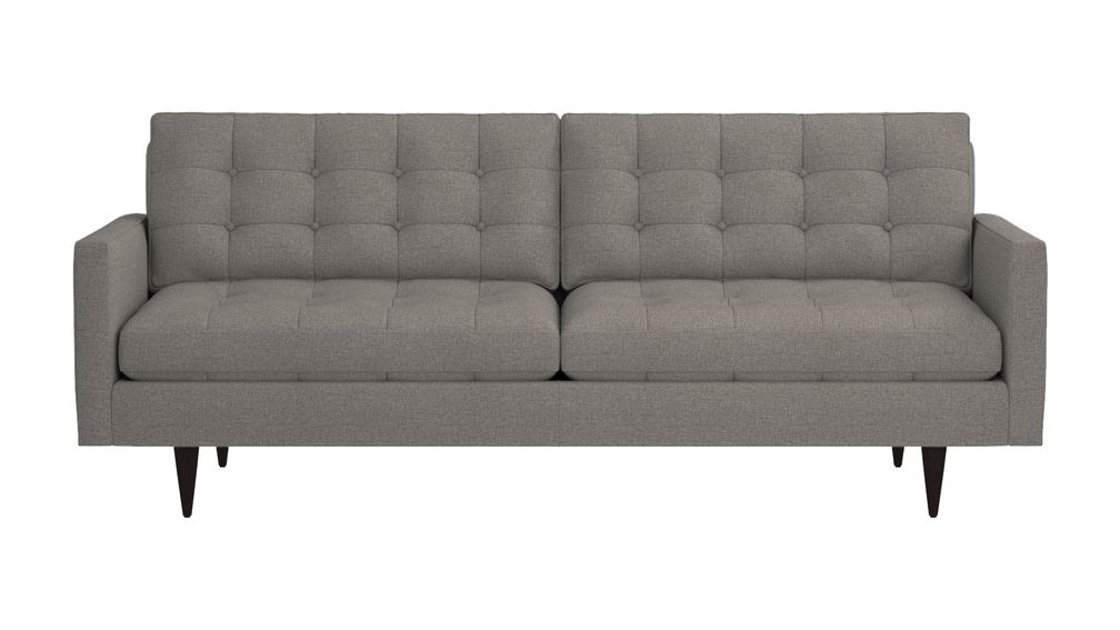 High Low Mid Century Modern Tufted, Rivet Cove Mid Century Modern Tufted Sofa