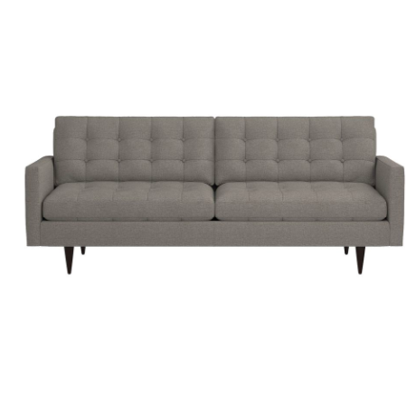 High/Low Mid-Century Modern Tufted Sofas