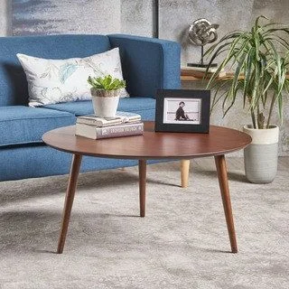    Mitzi Round Wood Coffee Table by Christopher Knight Home, 35.30" Round     $133.99 sold by Overstock.com  