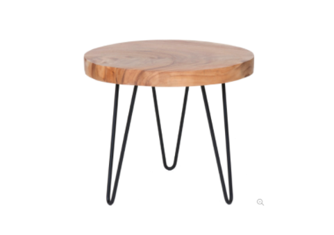    Larken Teak Wood Accent Table by East by Main     $95.99 sold by Houzz  