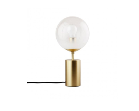    Brass and Glass Globe Table Lamp     $149.00 sold by France &amp; Son  