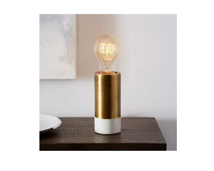 west elm pedestal table lamp
