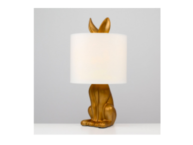    Modern Matt Gold Ceramic Rabbit     $28.00 sold on Ebay  