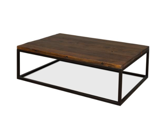 High/Low Rustic Industrial Rectangular Coffee Tables