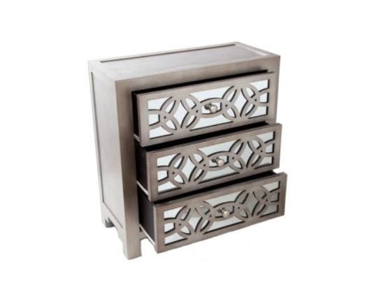    Glam Slam Mirrored Dresser by River of Goods &nbsp; 28" H x 26" W x 12" D     $274.99 sold on Houzz  