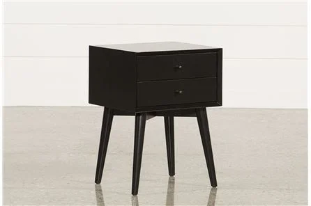    Alton Black Night Table     $150.00 sold by Living Spaces  