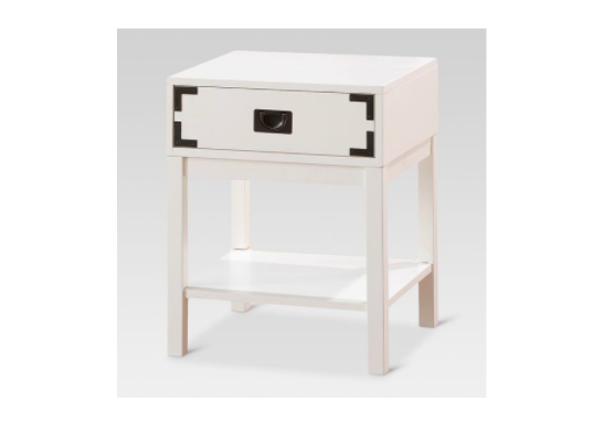    Campaign Nightstand White by Threshold™     $129.99 sold by Target  