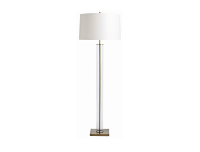 High/Low Clear Column Floor Lamps
