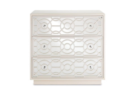 High/Low Mirrored Geometric Dressers