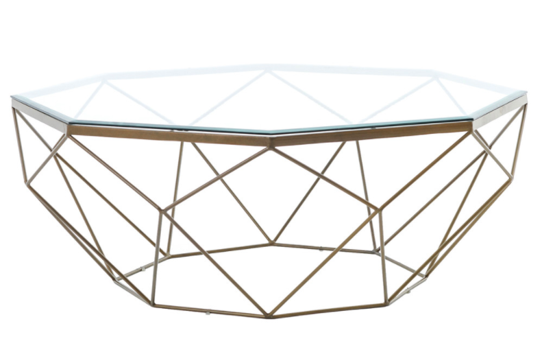   Marlow Geometric Coffee Table   $710.00 sold on Houzz 