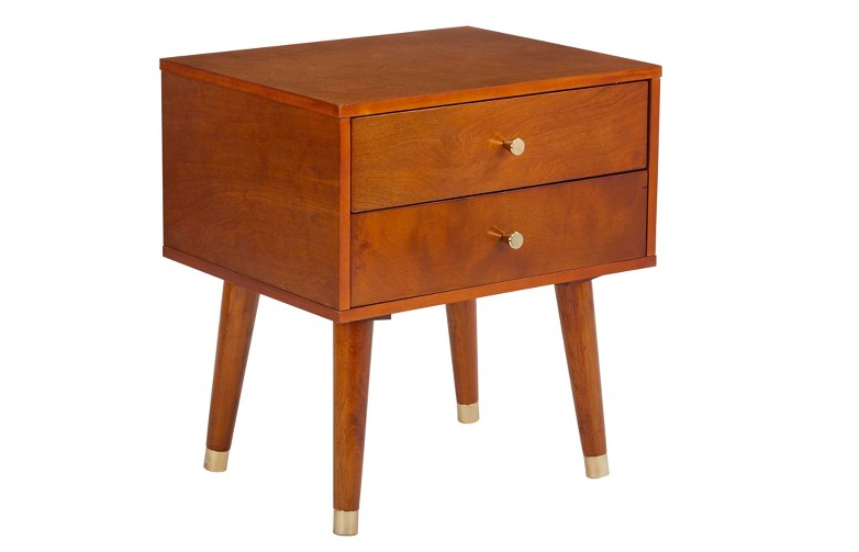 cherry wood nightstand target