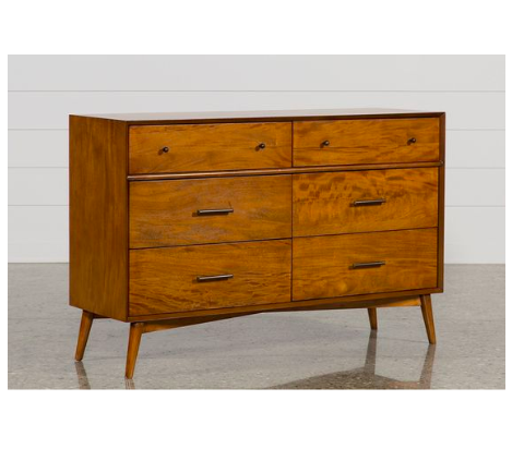    Alton Cherry Dresser     $395.00 sold by Living Spaces  