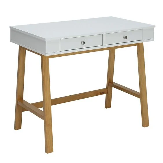    Pearce White and Natural Maple Small Office Desk     $159.00 sold by Home Depot  