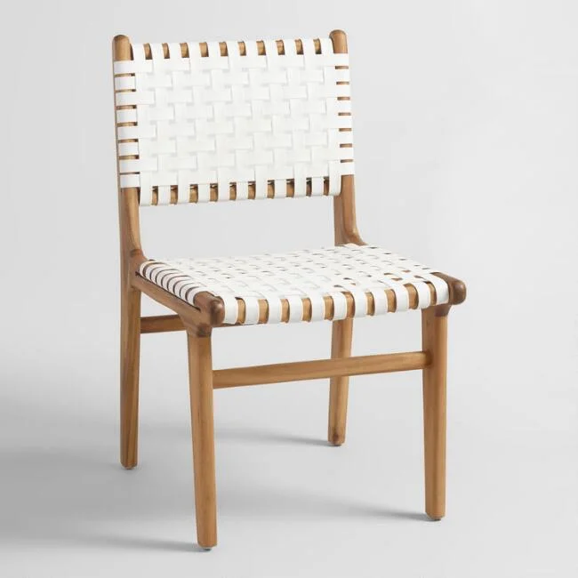     White Strap Girona Dining Chair - SET OF 2     $89.96 sold by World Market  