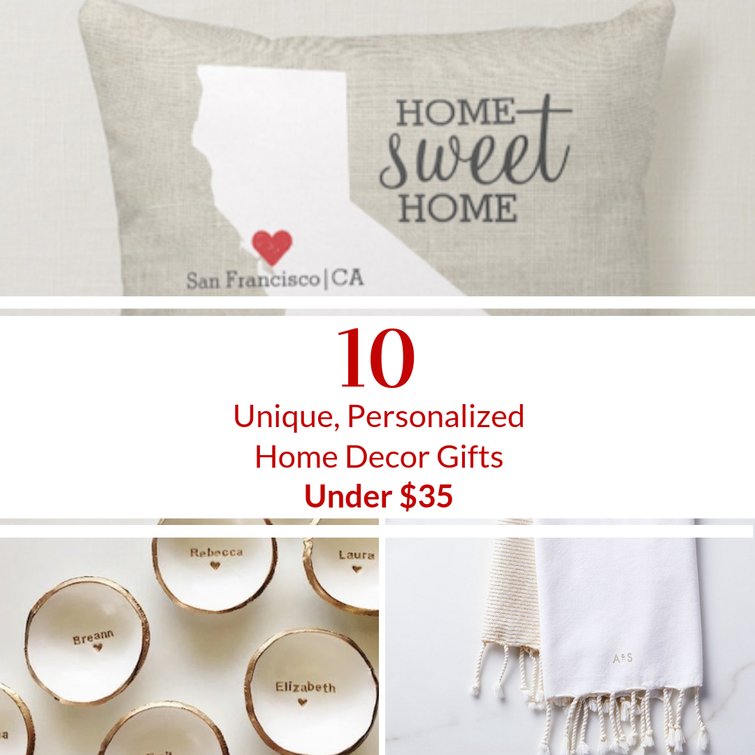 Our Top 10 Personalized Home Decor Christmas Gifts Under $35