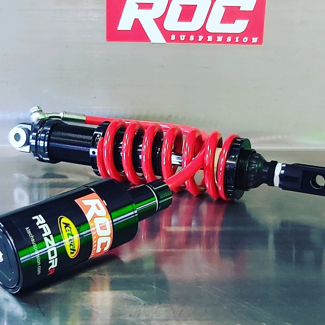 @roc_suspension #ktech razor shock, one of the best shocks on the market, we sell and service