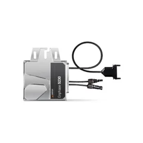 Enphase – S230 Built on the fifth-generation platform, the Enphase S230 Microinverter achieves the highest inverter efficiency for module-level power electronics. This micro inverter efficiently converts the solar power into usable household power on the roof to provide the safest solar option on the market. Download Datasheet
