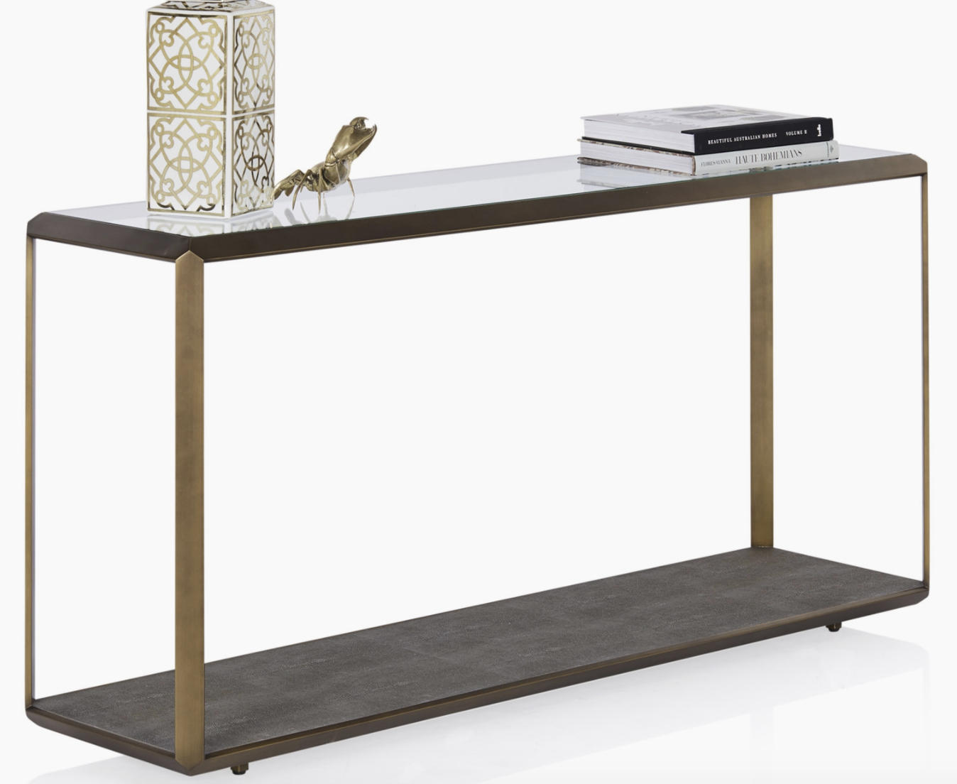CoCo Republic Max glass console - 1.6m x 400 x 760cm