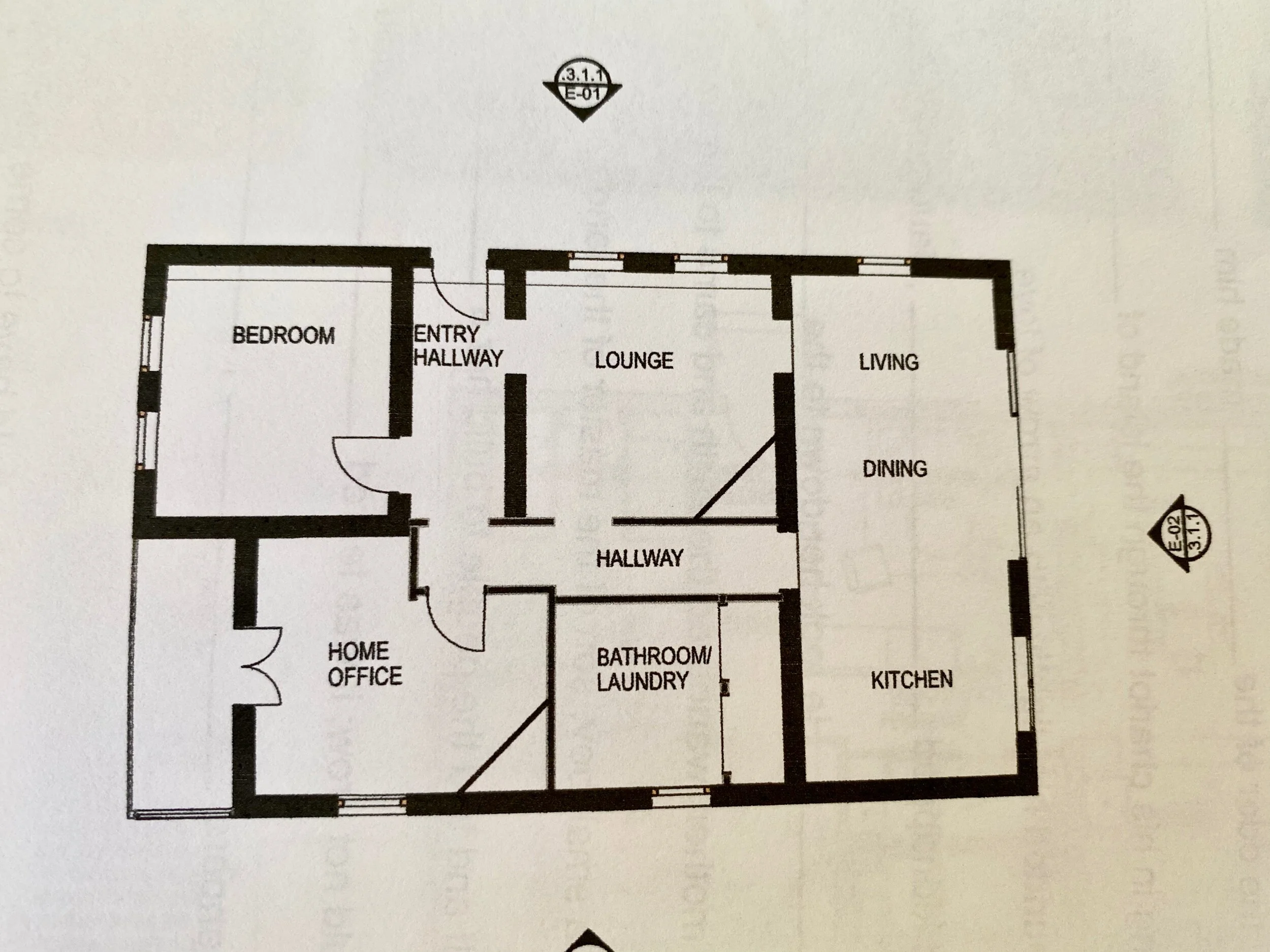 Existing floorplan