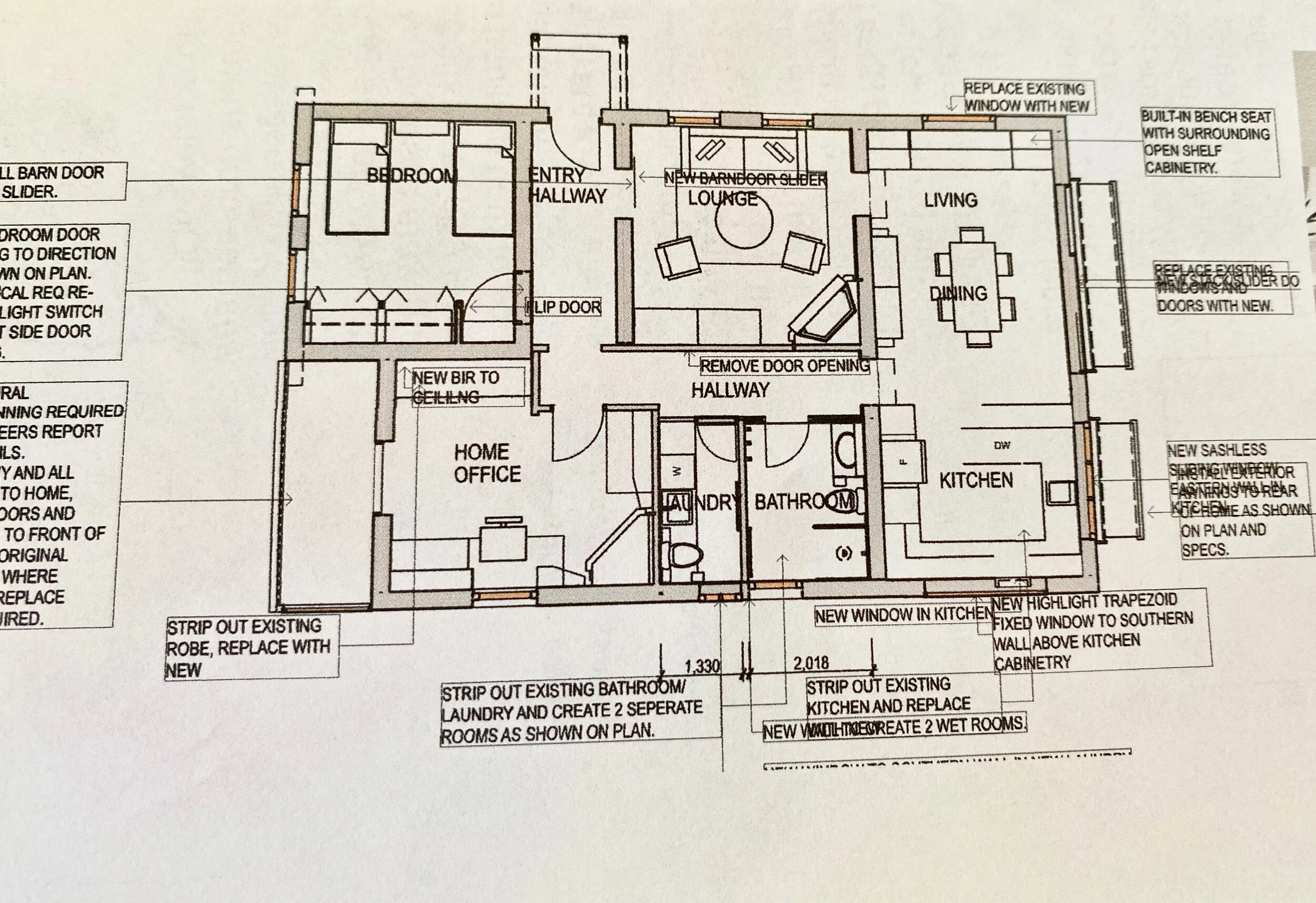 Proposed floorplan