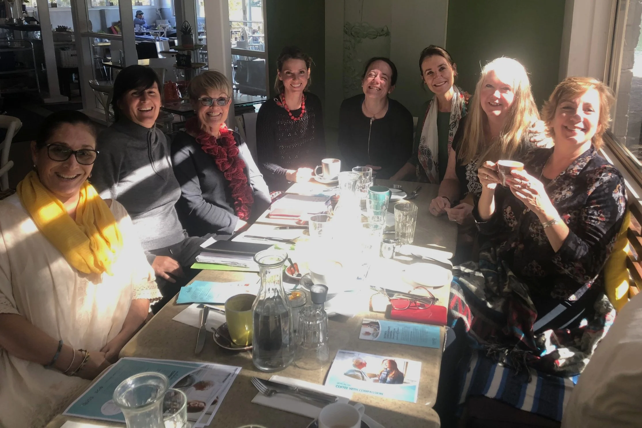 Northern Beaches ComCom Group kicks of their monthly Coffee with Compassion Group