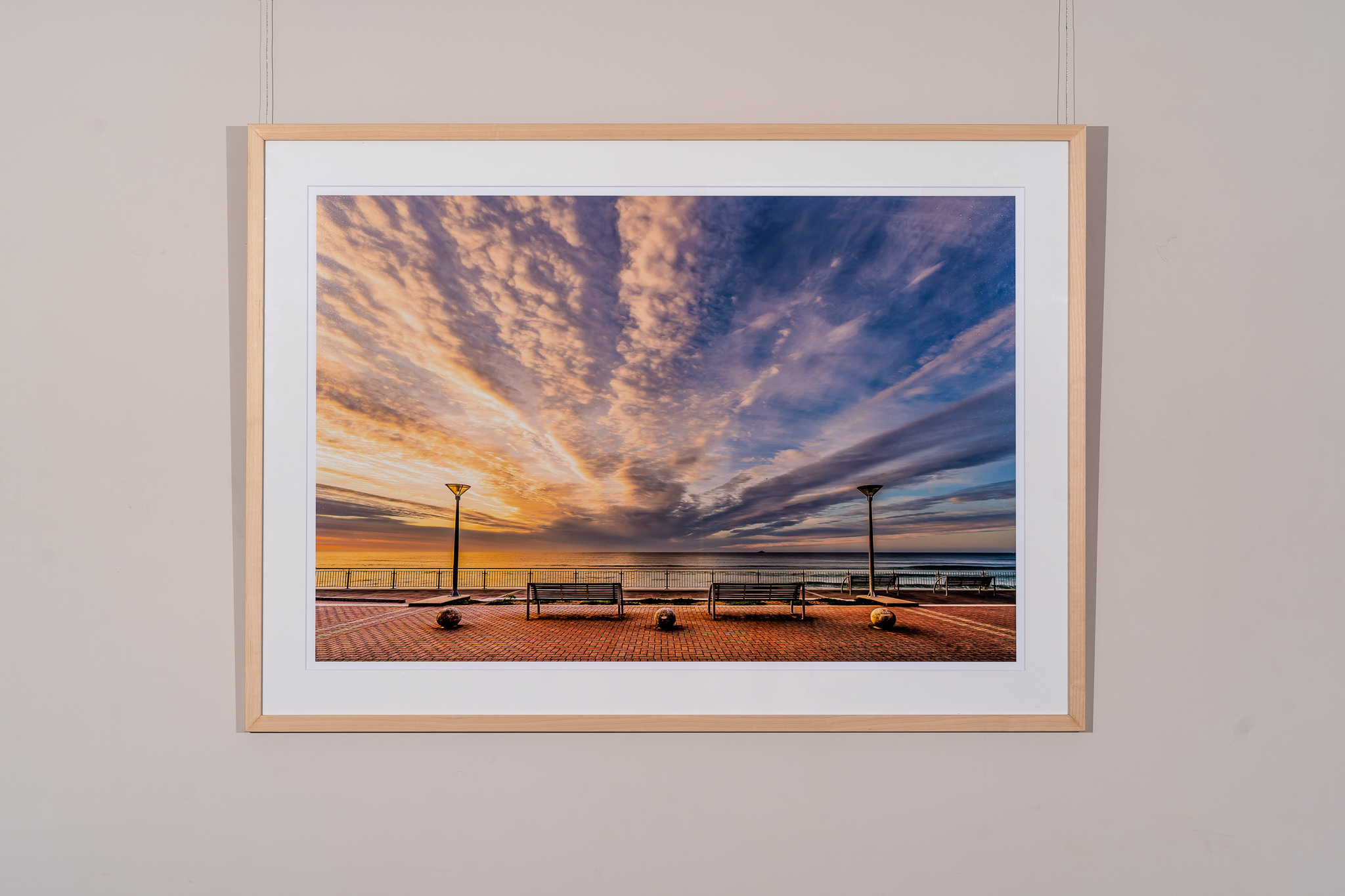 St Clair esplanade Dunedin framed photography print