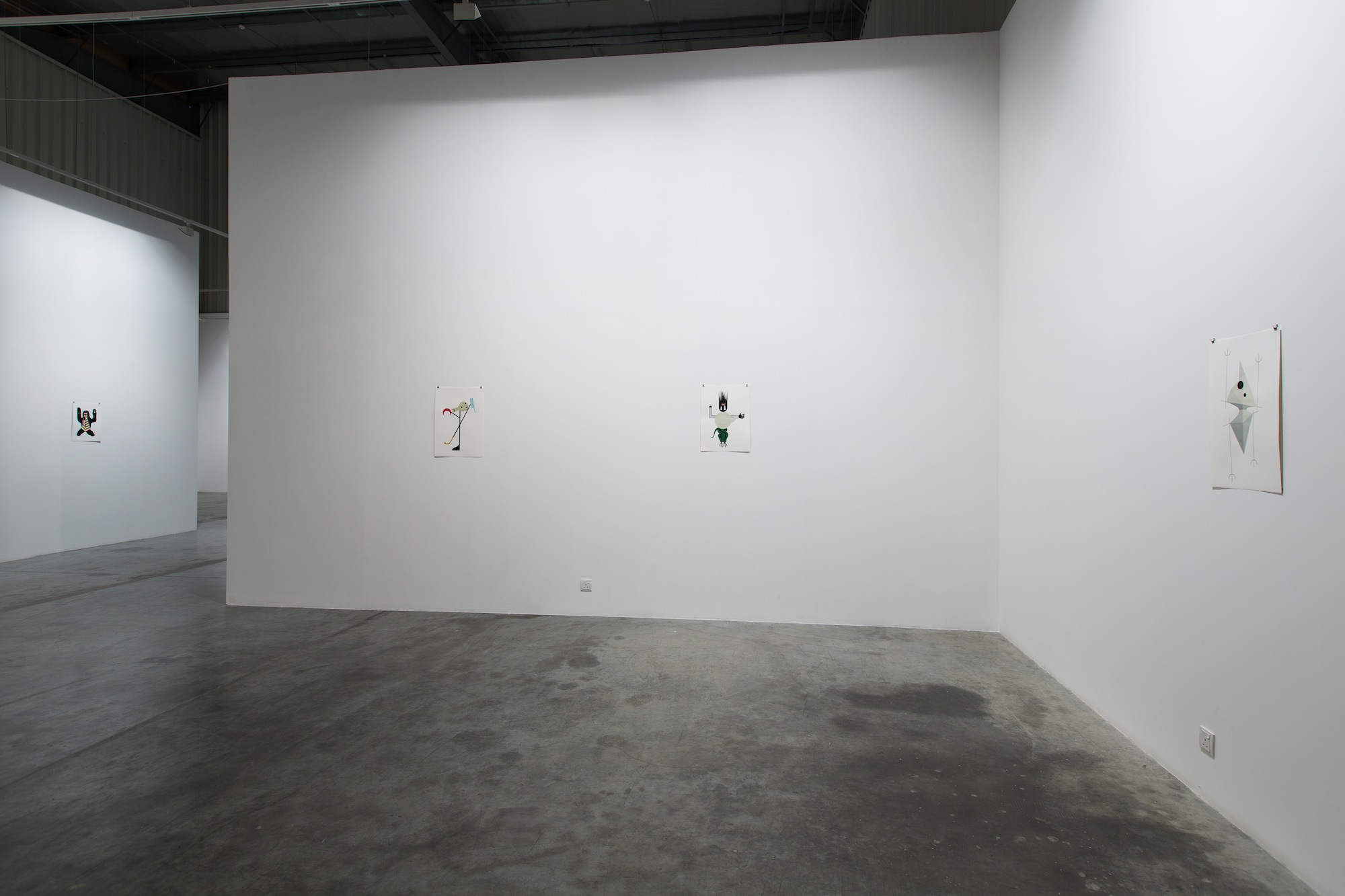  Installation view / New Works, Fahd Burki 