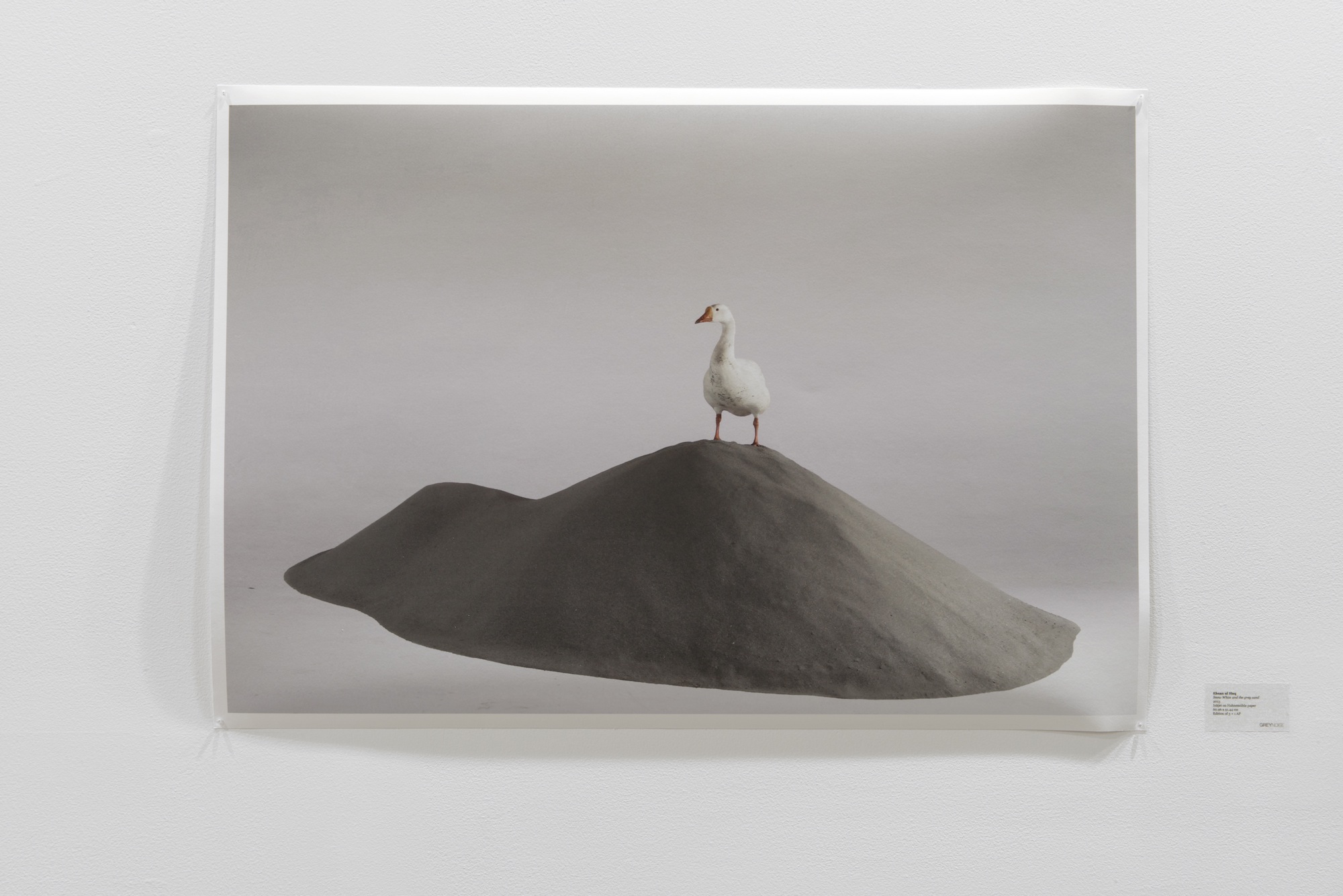  Ehsan ul Haq  Snow White and the grey sand 2013 inkjet on Hahnemühle paper 60.96 x 91.44 cm Edition of 3 + 1 AP.     