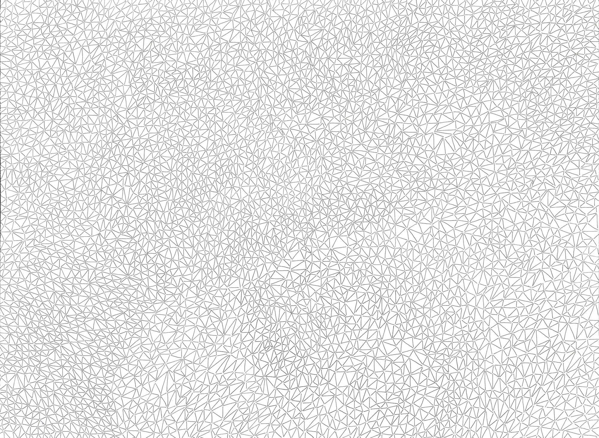 Every structure has a centre 2012 Felt tip pen on paper 56.5 cm x 76 cm
