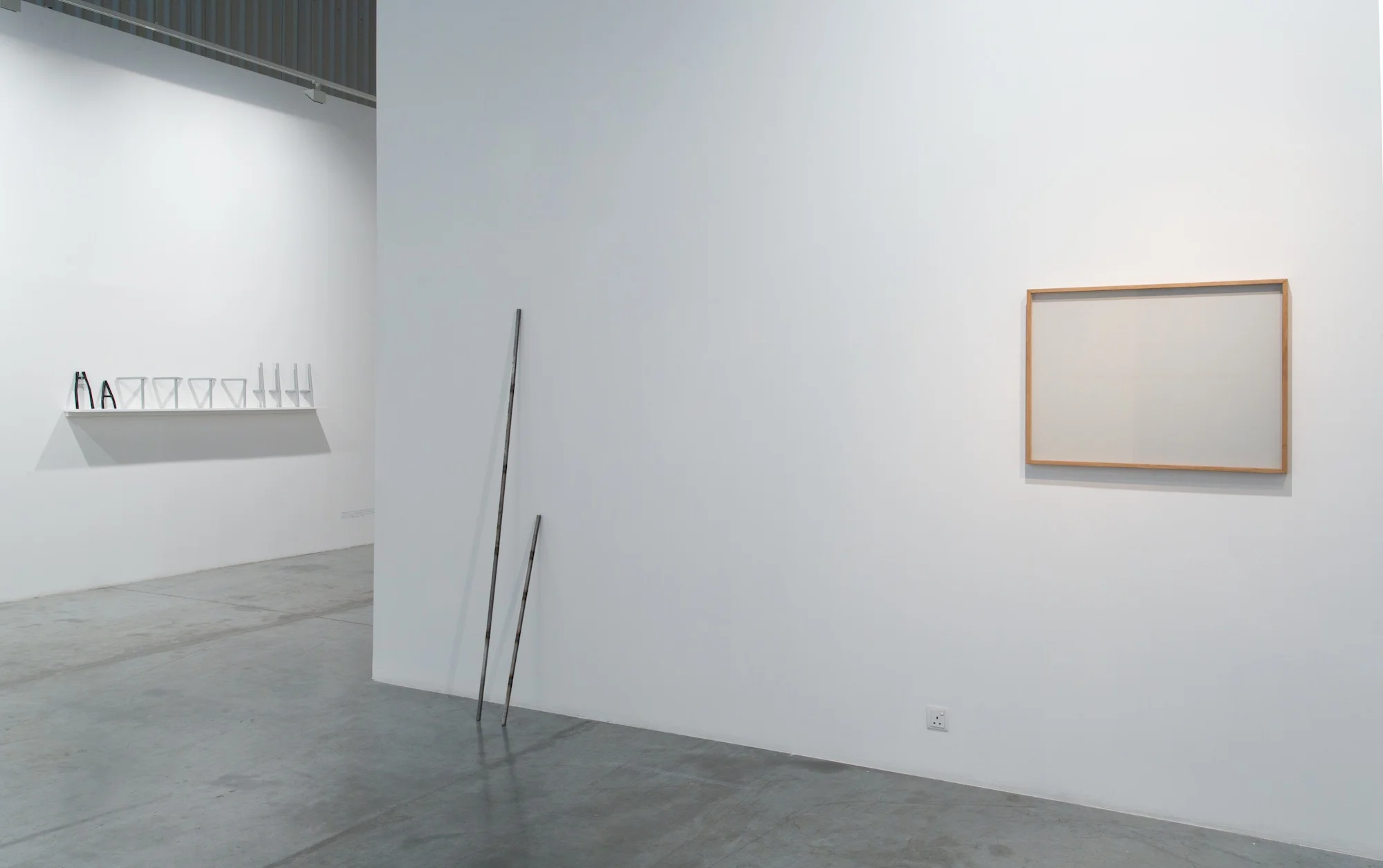 Installation view / Intangible experiences, arrangements, and manoeuvres