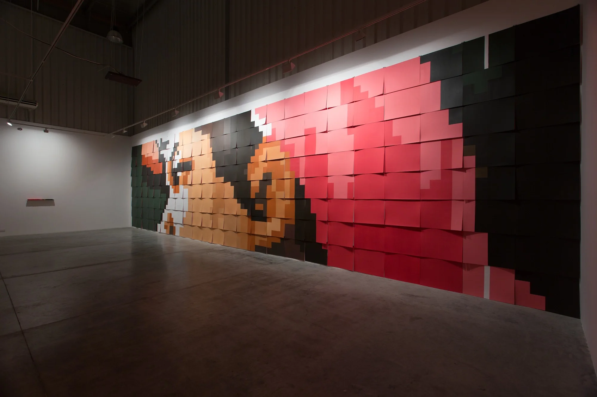 No Motherland Without You 2013 192 hand painted sheets on munken paper 64 x 50 cm (each) / 400 x 1540 cm (full size)