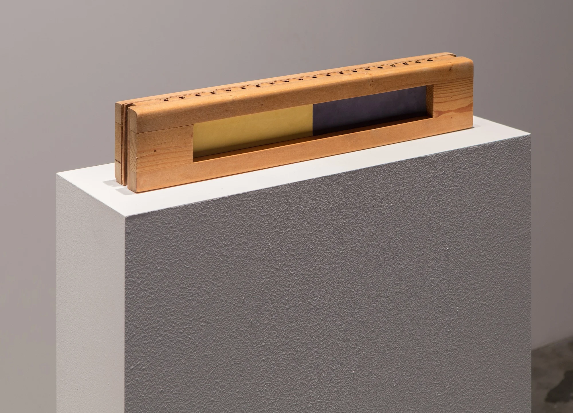 Objected 2 2013 Wood sculpture 6.5 x 56 x 10 cm