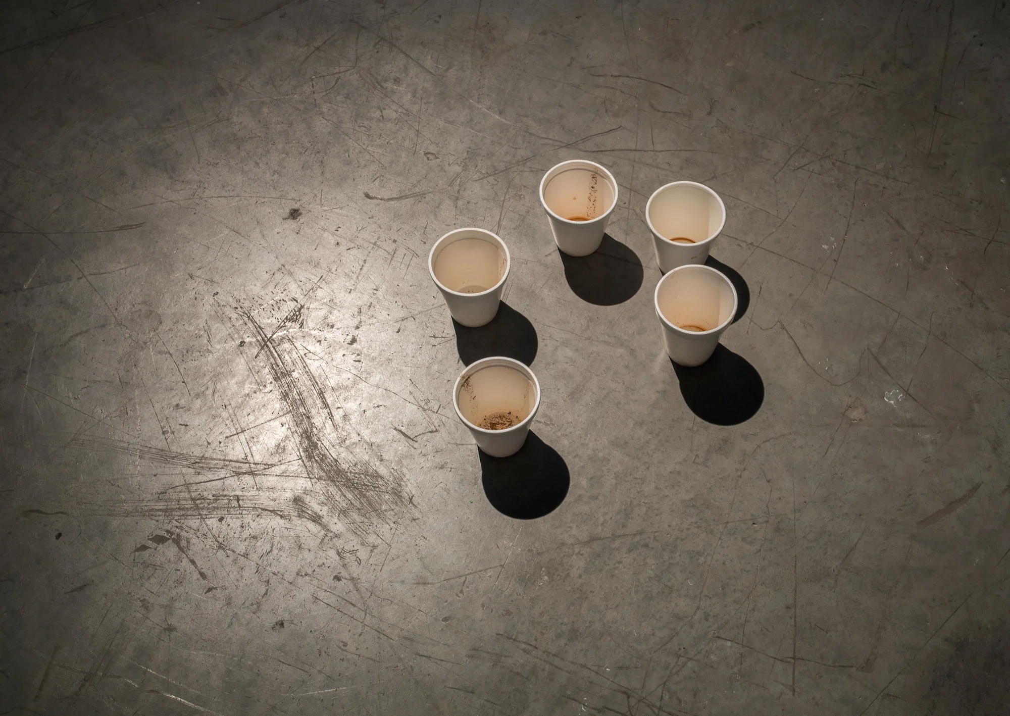 A number of styrofoam cups 2014 Variable dimensions