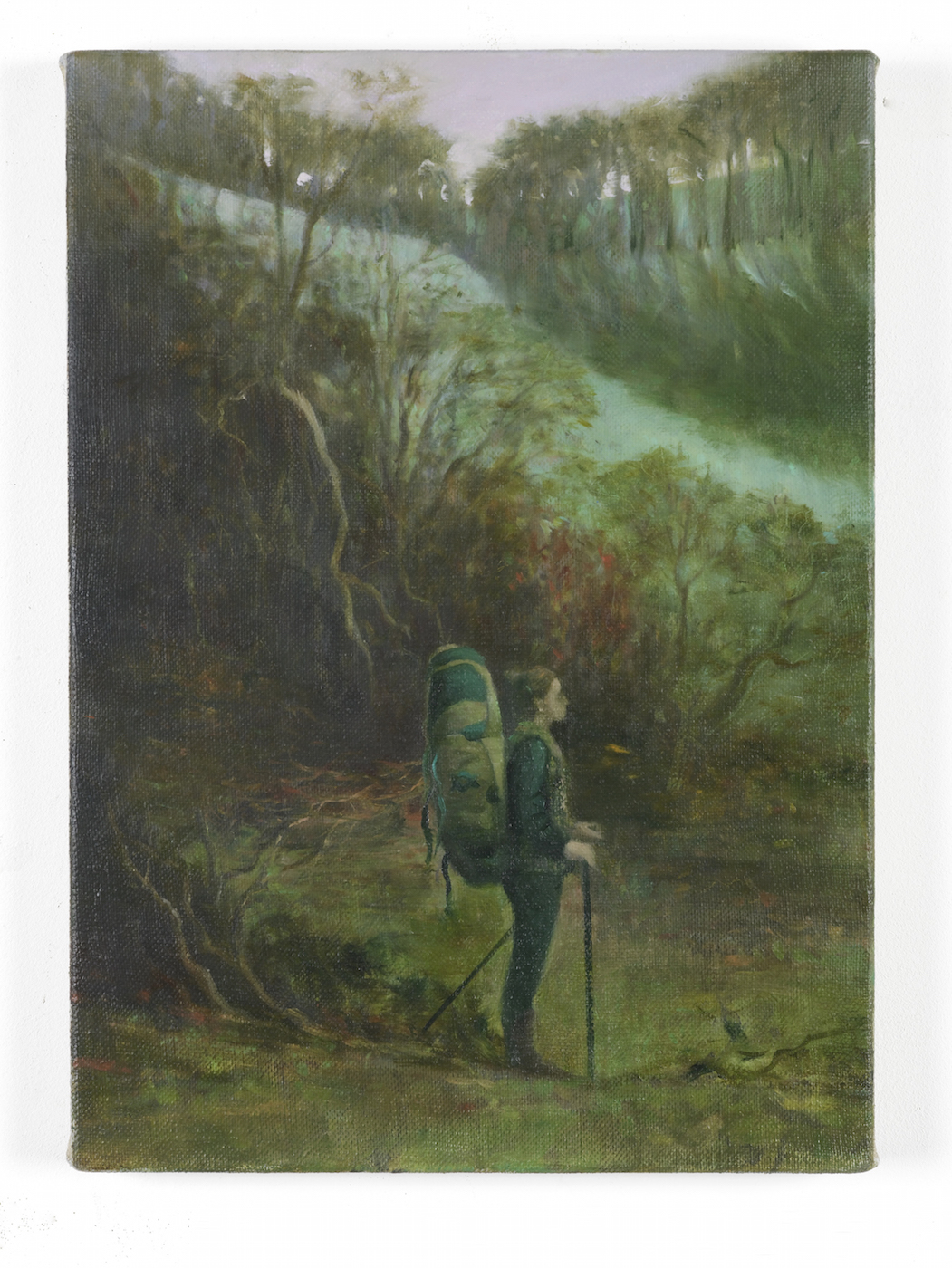  The Walker 2014 Oil on linen 36 x 25 cm 