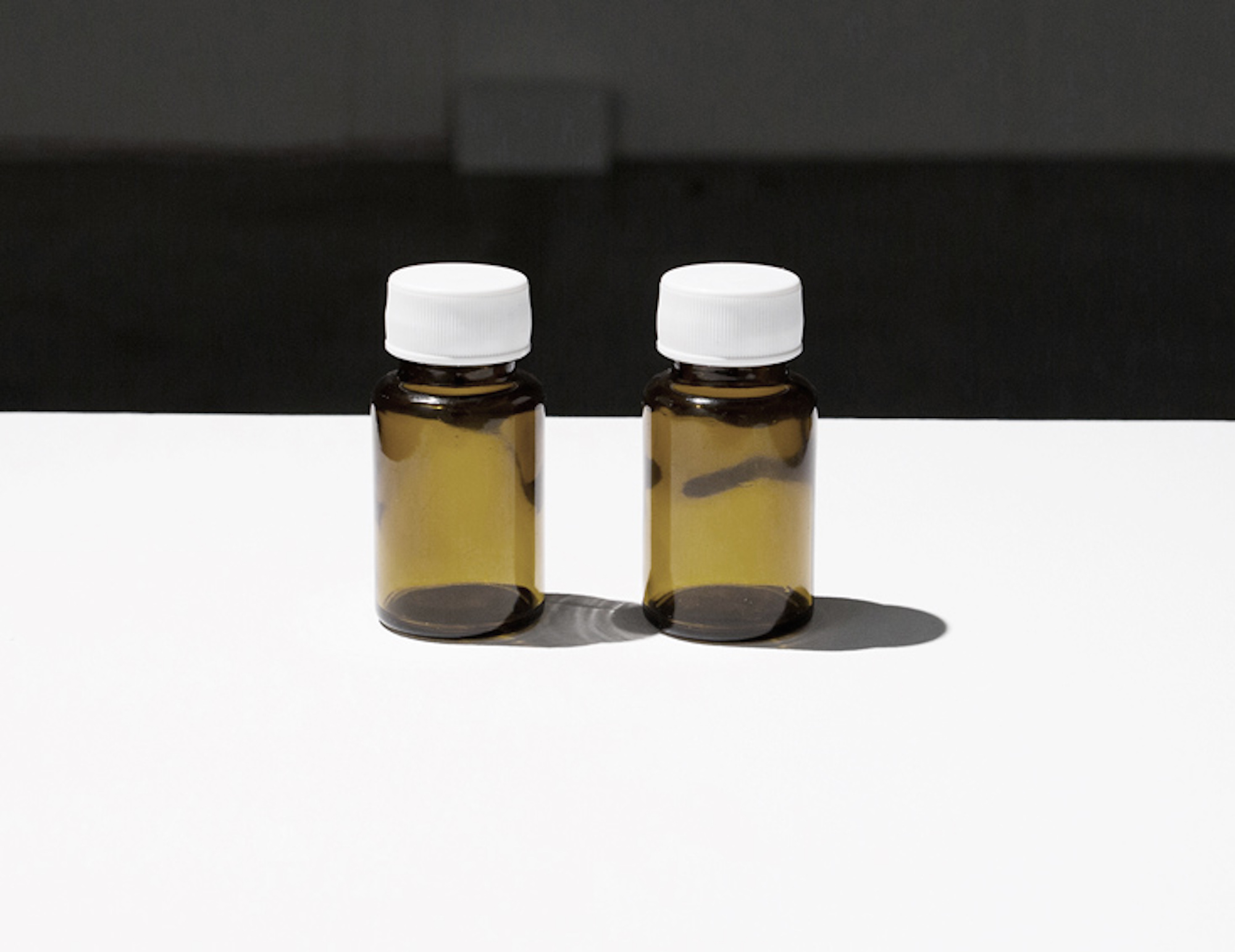 Charbel-joseph H. Boutros Separated tears 2014 Phial, artist's tears Variable dimensions