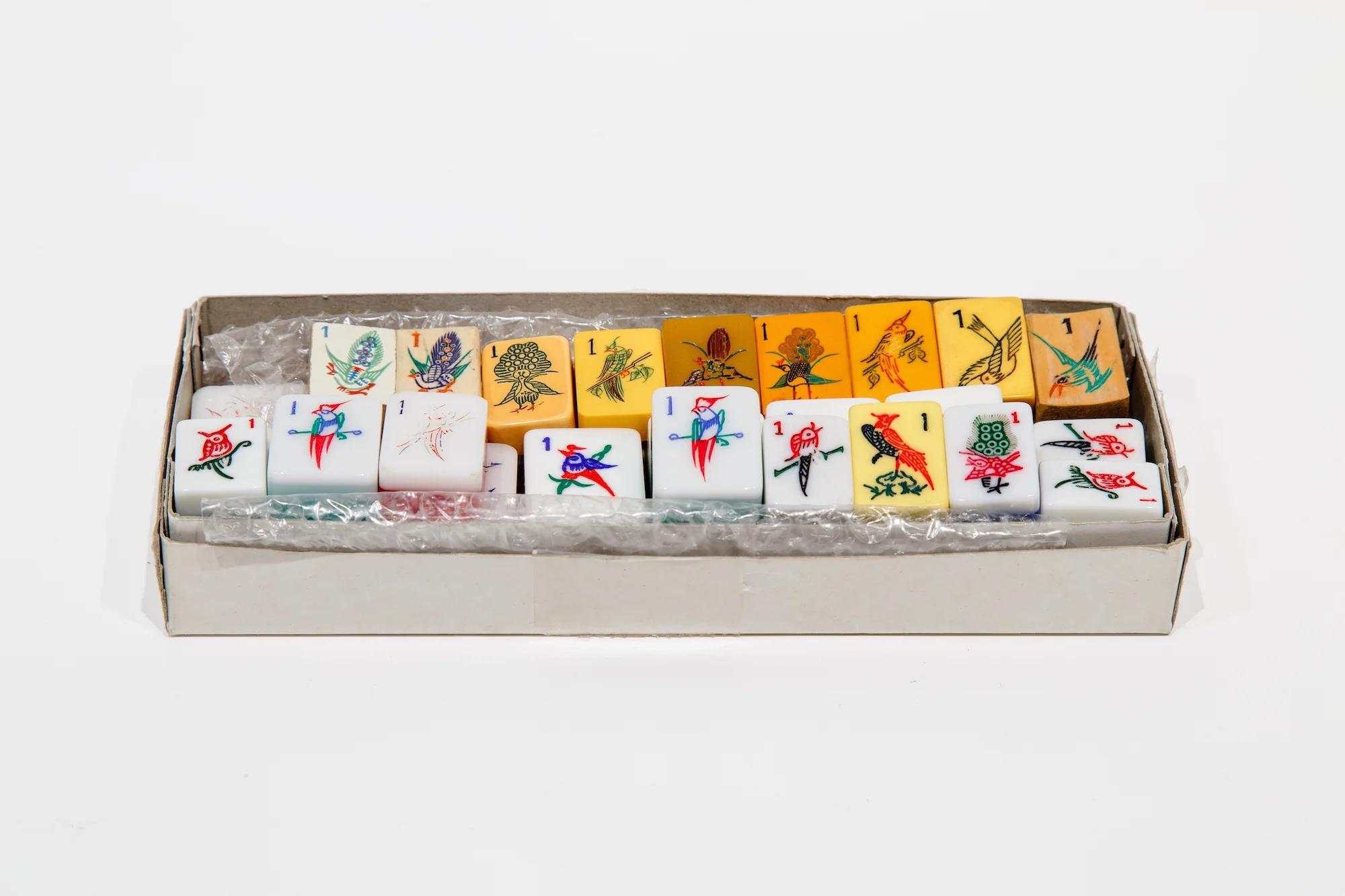 Peacock Tiles 2015 Stack of mahjong tiles Dimensions variable
