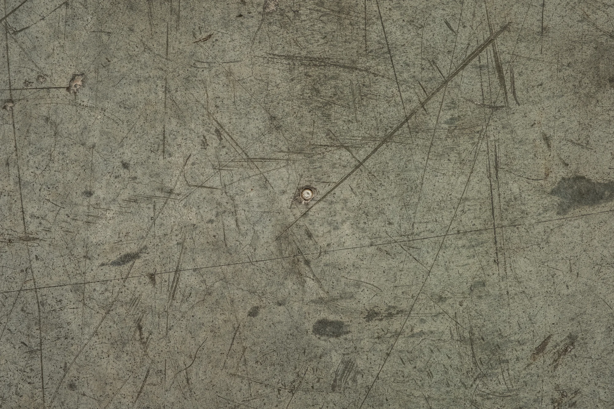 Stéphanie Saadé Thin Ice 2014 Diamond, gold mount Dimensions variable A real diamond is inlaid in the floor of the gallery. The visitor inadvertently walks on it.