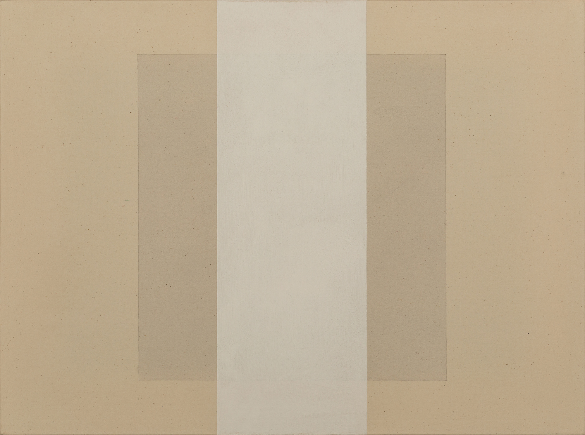 Fahd Burki Untitled 2017 Acrylics, gesso and pencil on canvas 44 x 59 cm