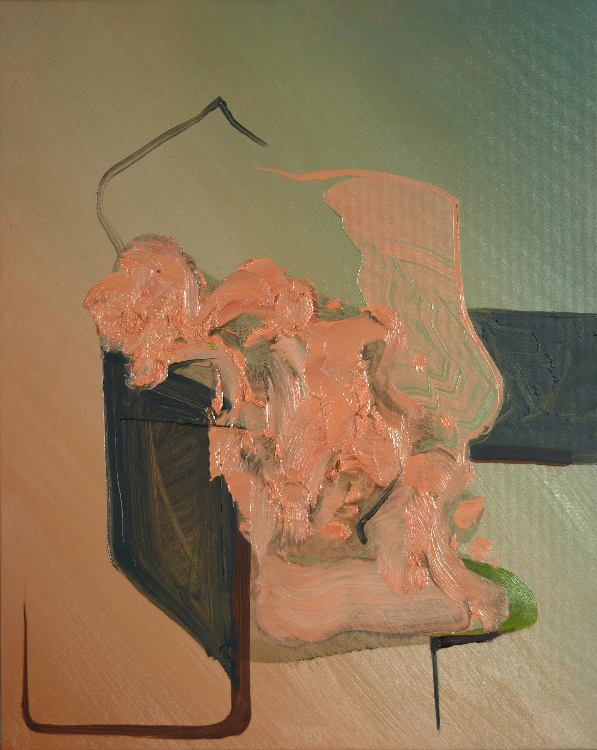 Hunch 2015 Oil on canvas 50 x 40 cm