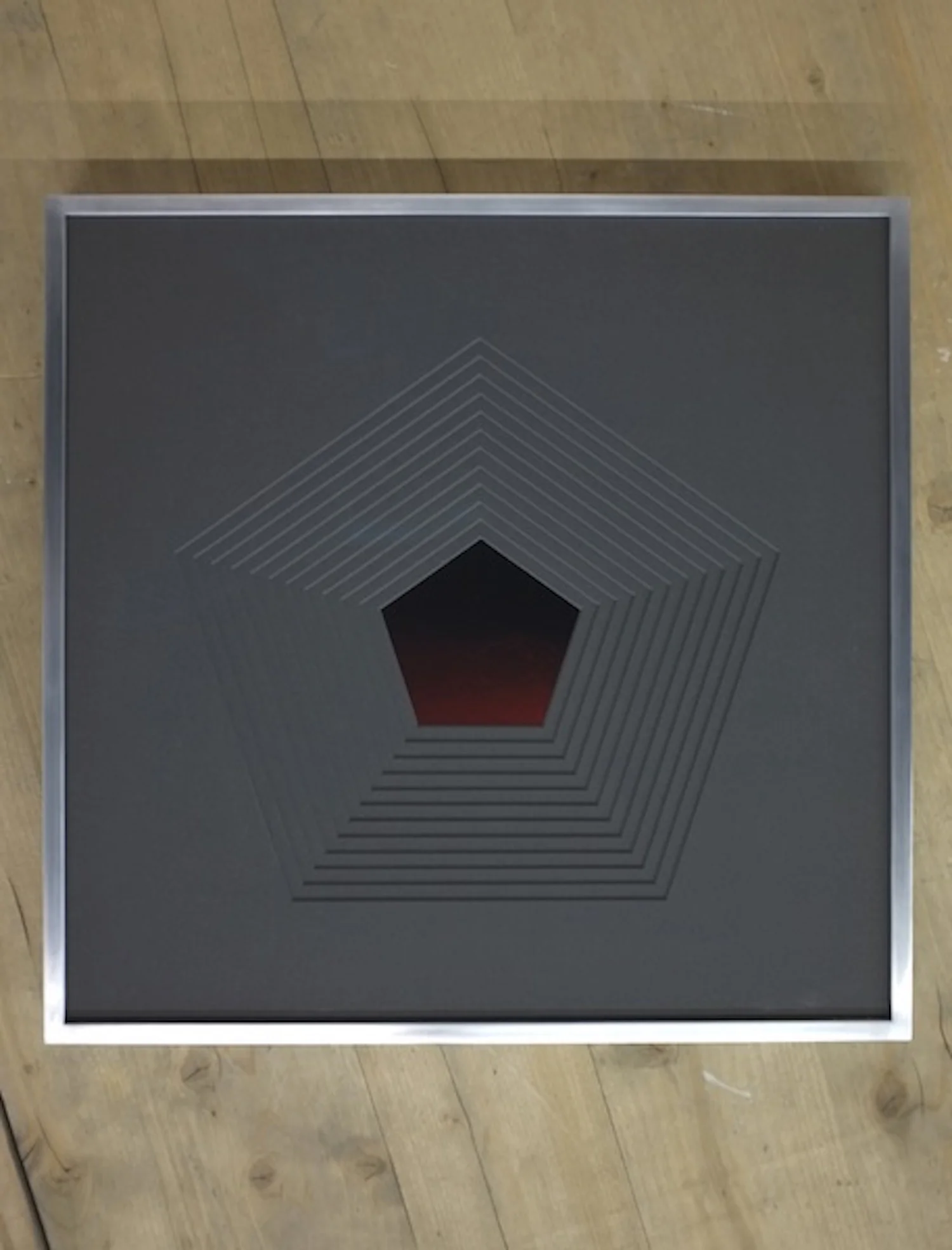 Michael John Whelan In Embers (Dodecahedron) #2 2013 C-Type photographs, framed 36 x 36 cm Edition of 3 + 1AP.