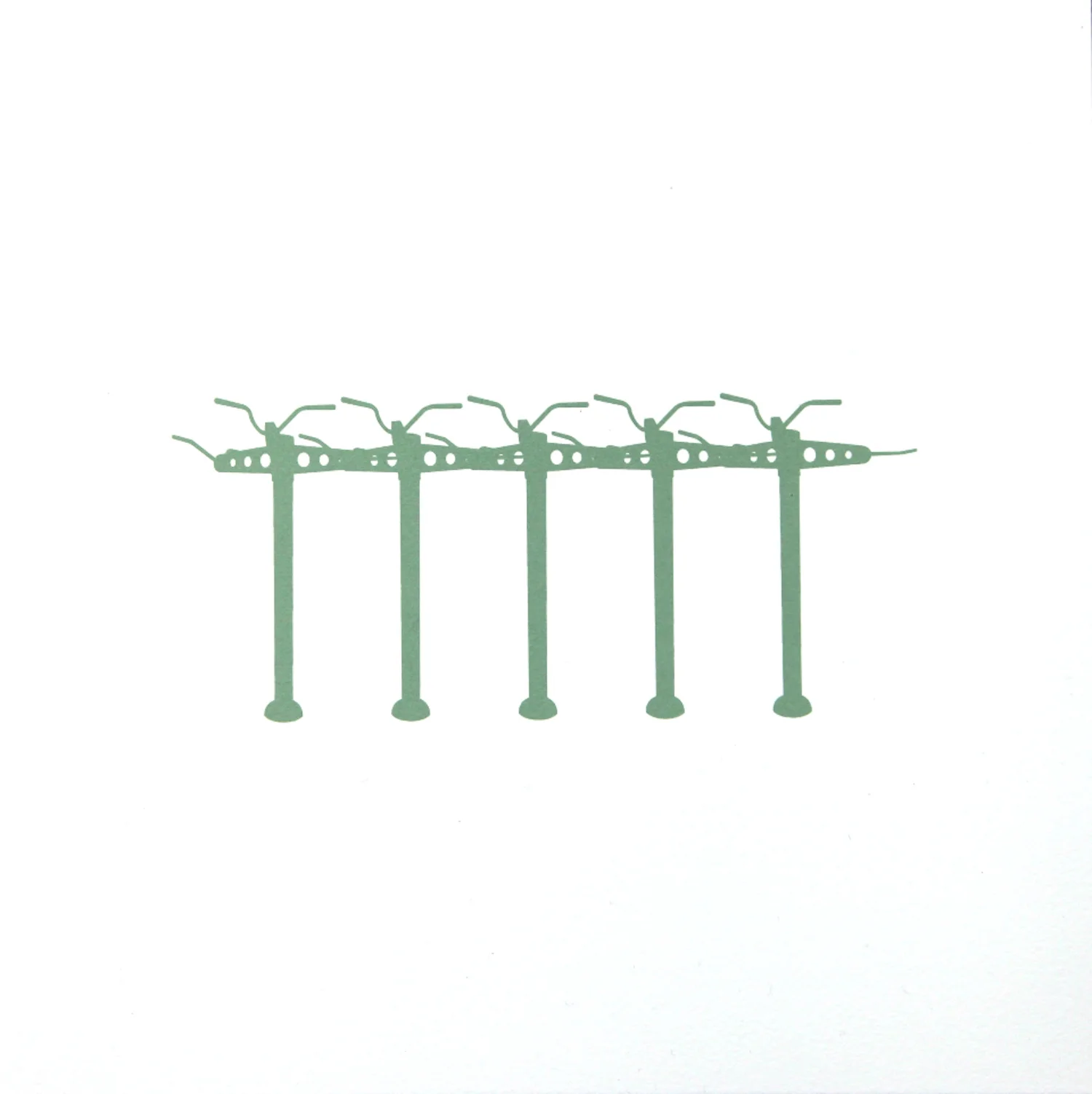 Ingrid Hora Democracy Training Devices (DTD) Series of 6 prints 2013 Silk screen prints 25 x 25 cm (unframed) Edition of 10 + AP