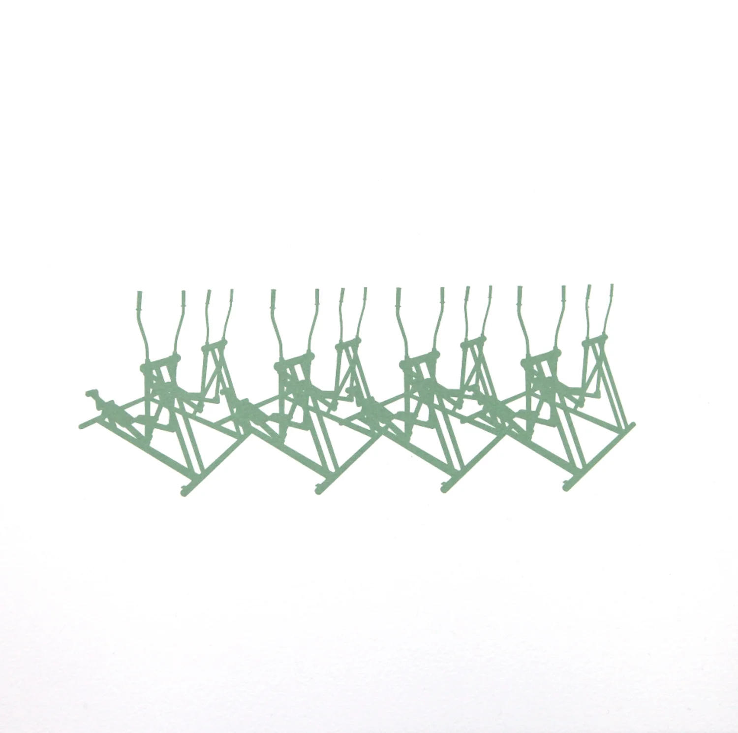 Ingrid Hora Democracy Training Devices (DTD) Series of 6 prints 2013 Silk screen prints 25 x 25 cm (unframed) Edition of 10 + AP.