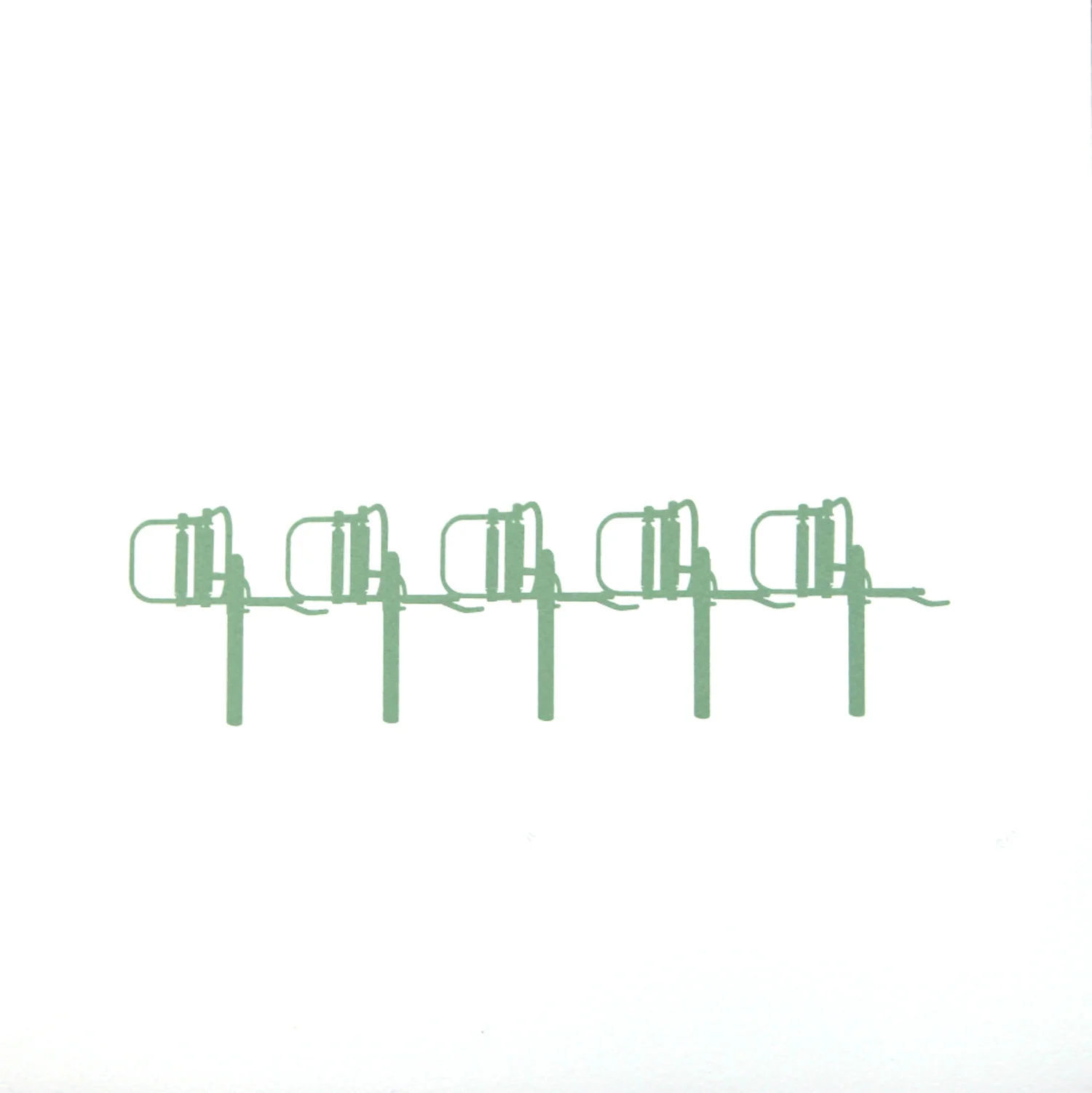Ingrid Hora Democracy Training Devices (DTD) Series of 6 prints 2013 Silk screen prints 25 x 25 cm (unframed) Edition of 10 + AP.